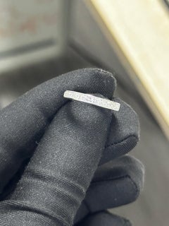 1.53 Carat Natural French Cut Diamond Eternity Ring