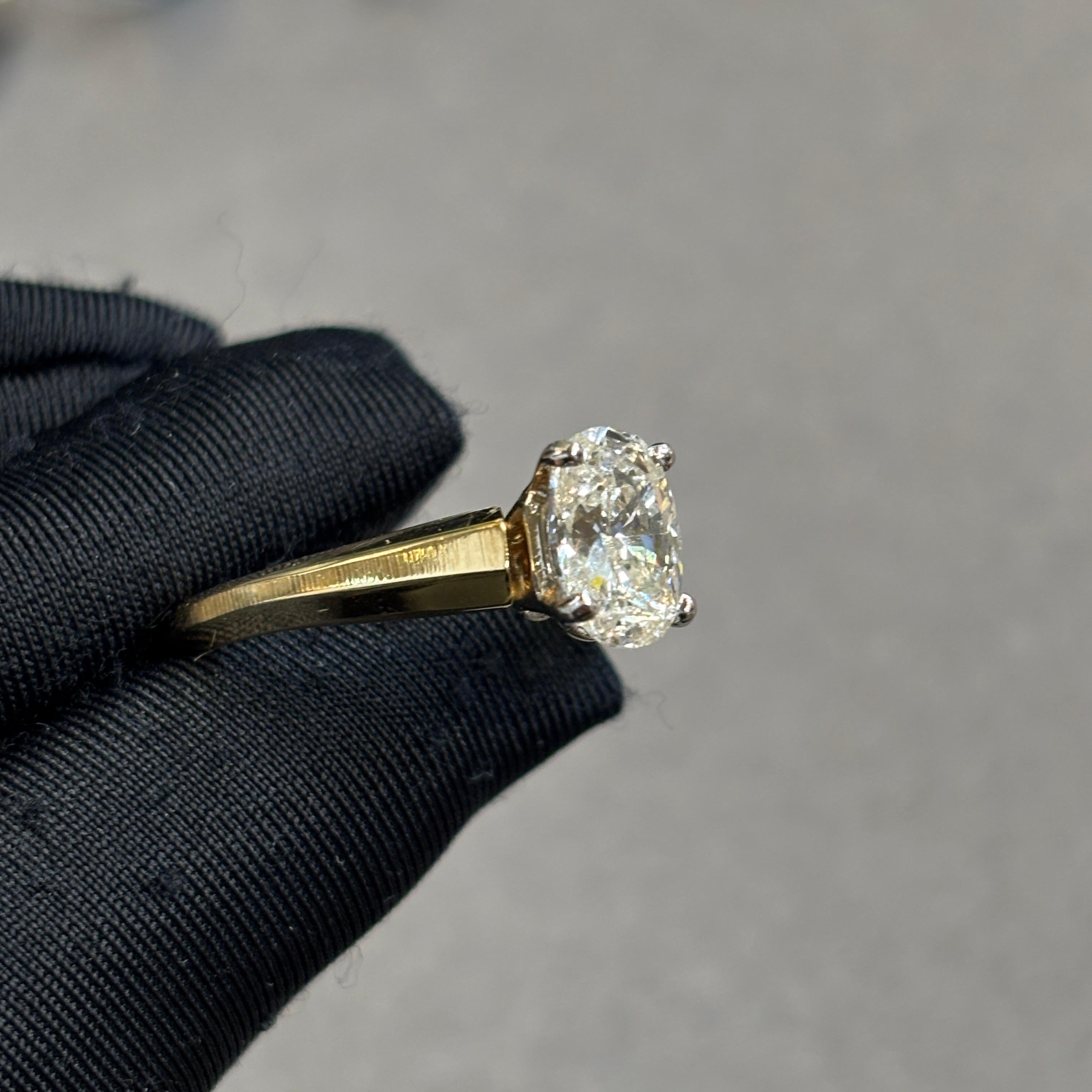 1,53 Karat Solitär Diamantring im Zustand „Hervorragend“ im Angebot in New York, NY