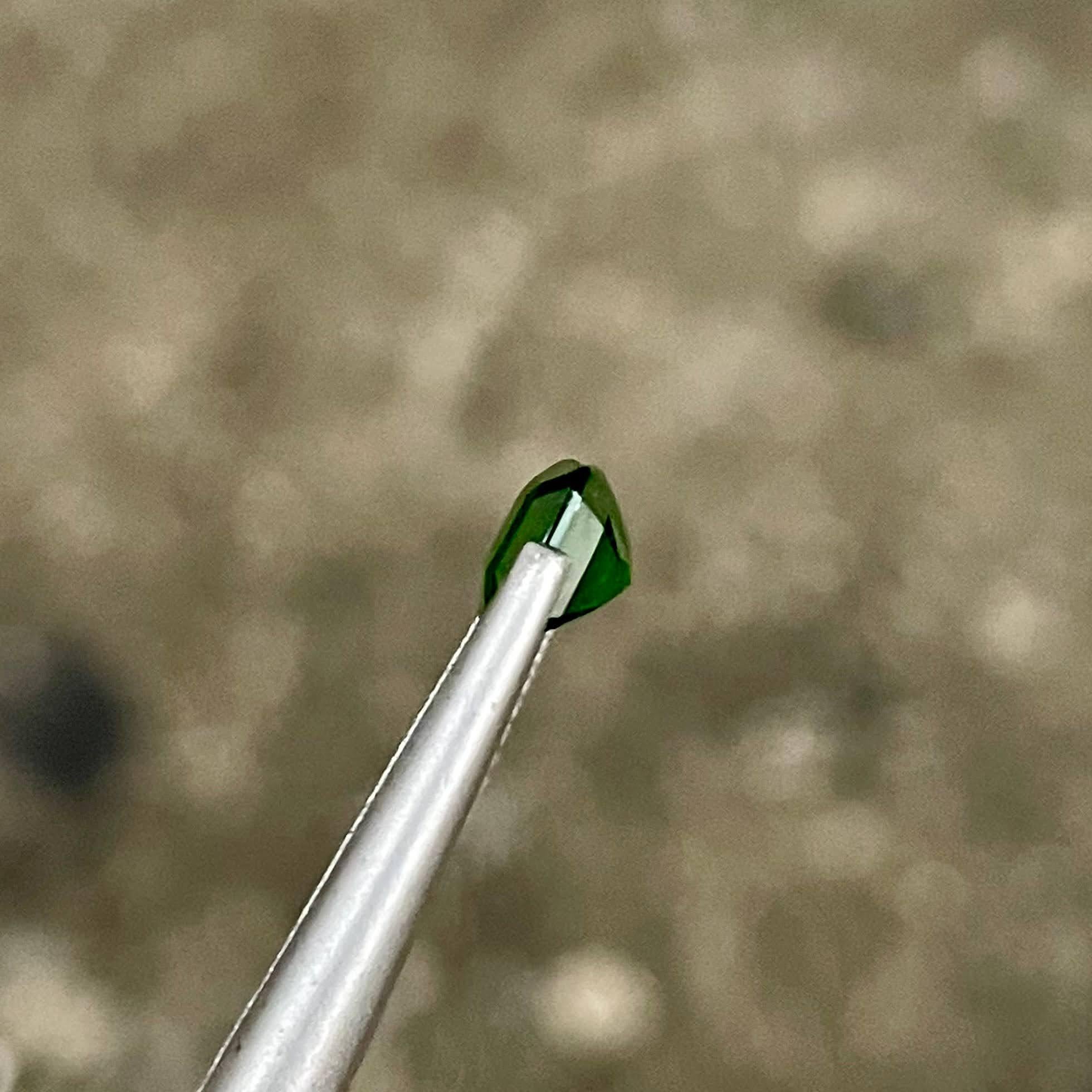 1.53 quilates Granate Demantoide Verde Pareja Talla Asscher Piedra preciosa paquistaní en Nuevo estado para la venta en Bangkok, TH