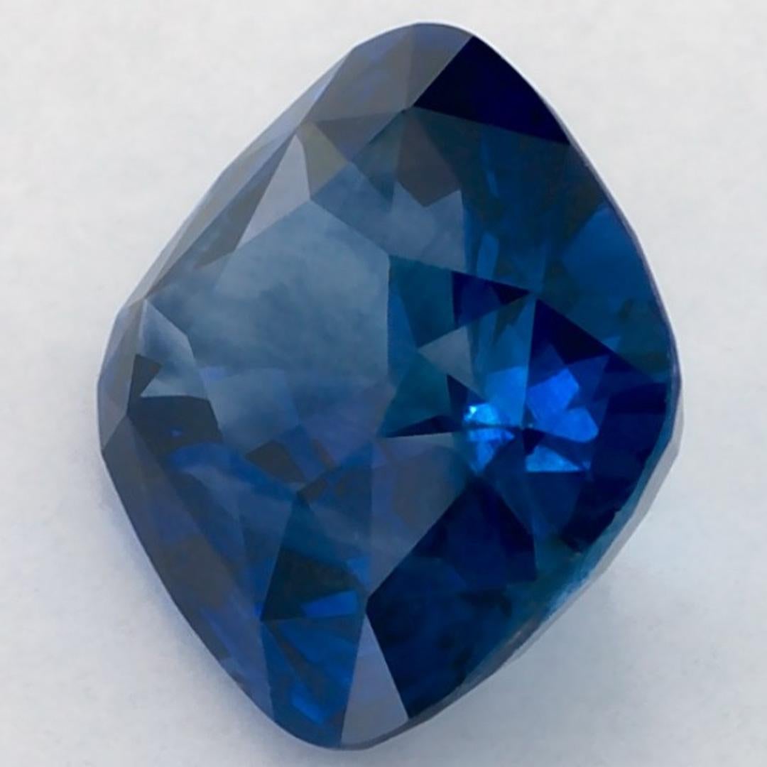 Donna 1.53 carati di zaffiro blu a cuscino, gemma sfusa in vendita