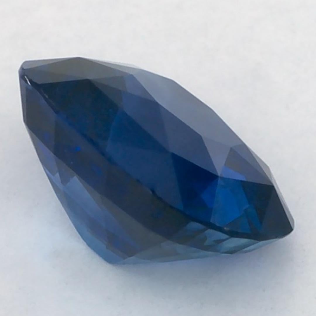 1.53 carati di zaffiro blu a cuscino, gemma sfusa in vendita 1