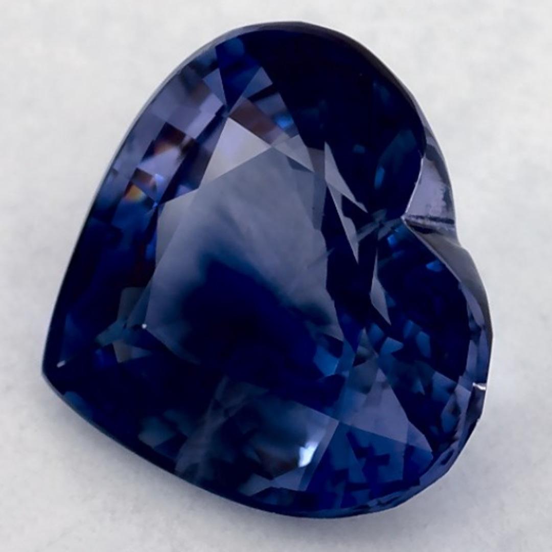 1.53 qt Zafiro Azul Corazón Gema Suelta Corte de corazón en venta