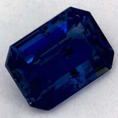 1.53 Ct Blue Sapphire Octagon Loose Gemstone