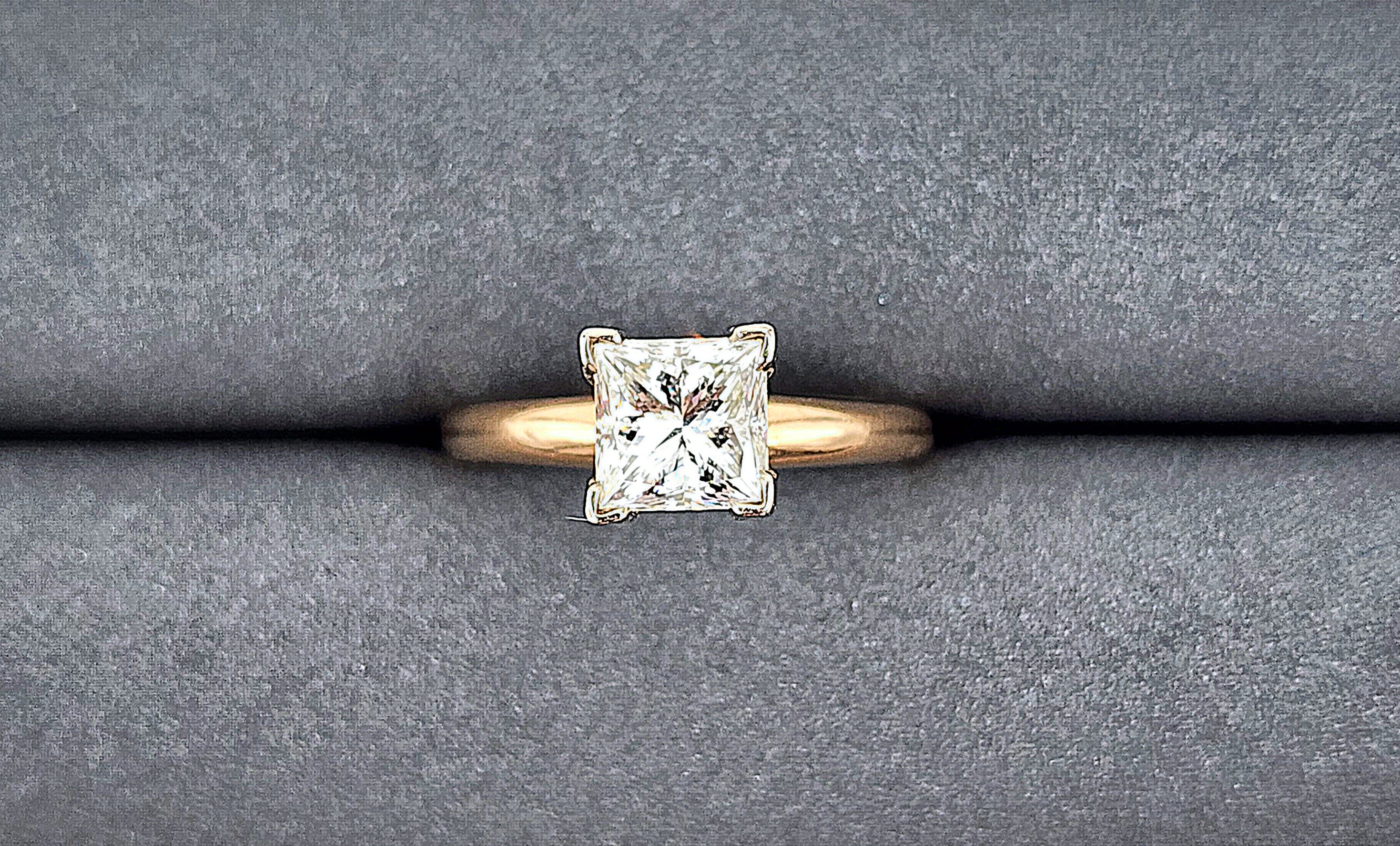 Anillo de Diamante Certificado de 1,53 ct