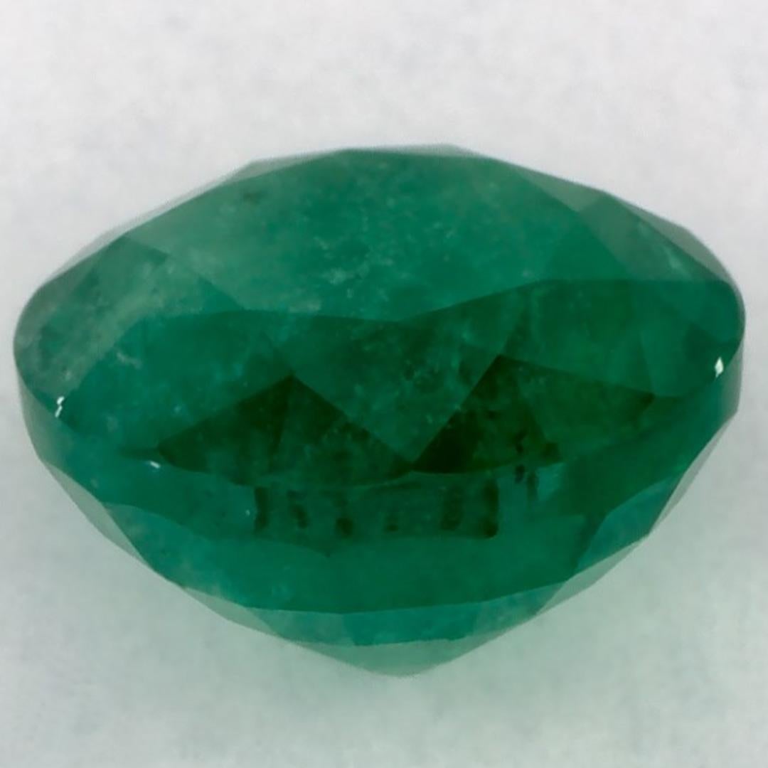 1.53 Ct Smaragd Runde Lose Edelstein im Zustand „Neu“ im Angebot in Fort Lee, NJ