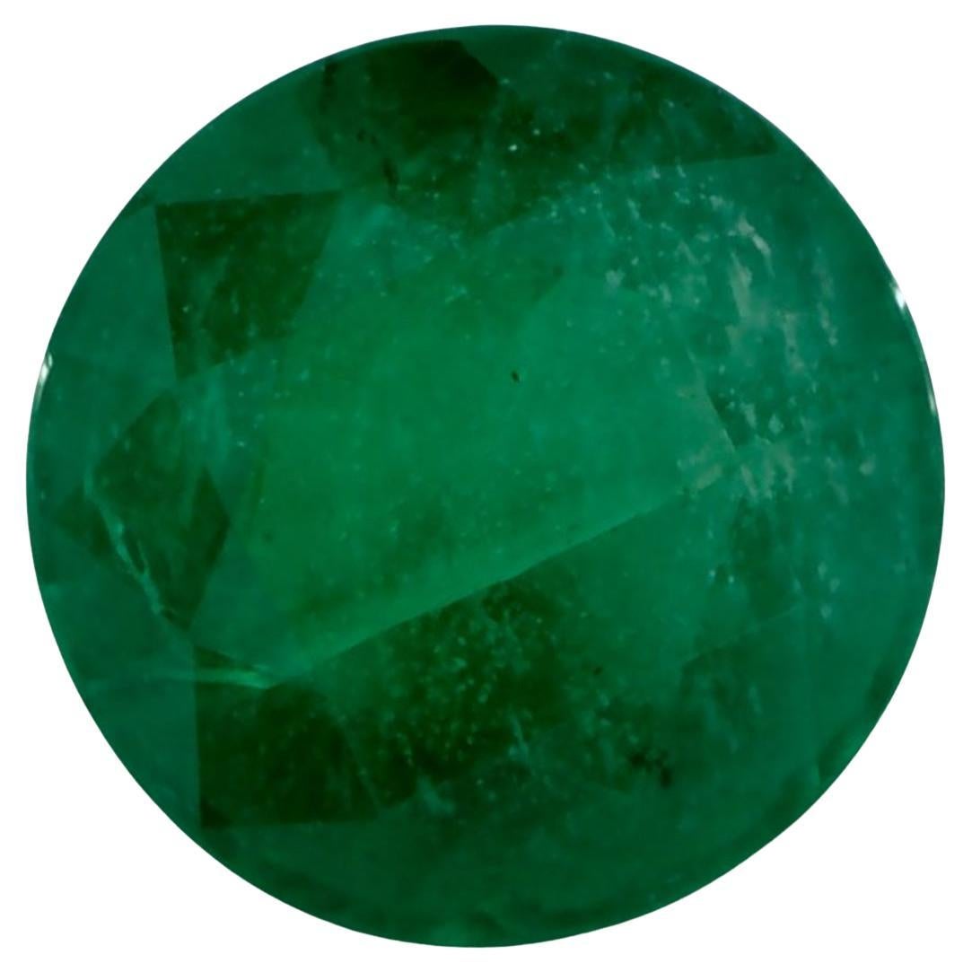 1.53 Ct Emerald Round Loose Gemstone