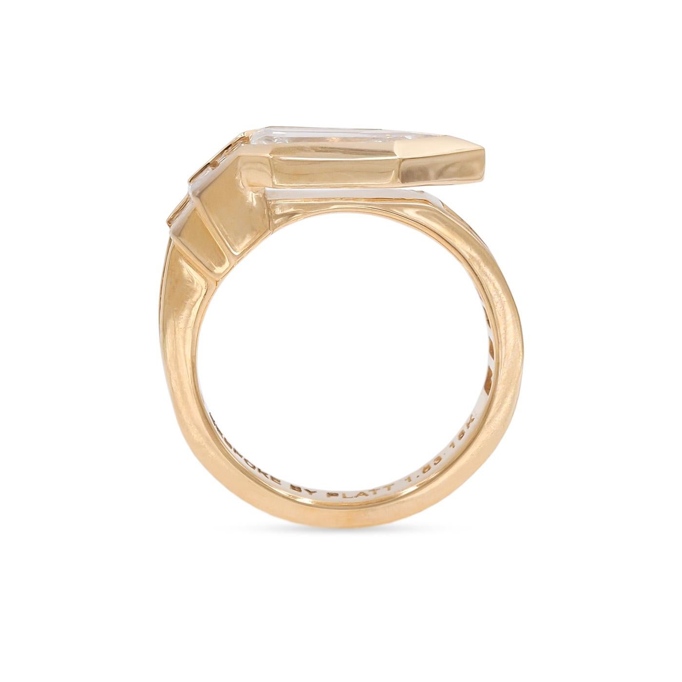 1,53 ct. GIA Stufenschliff Diamantring 