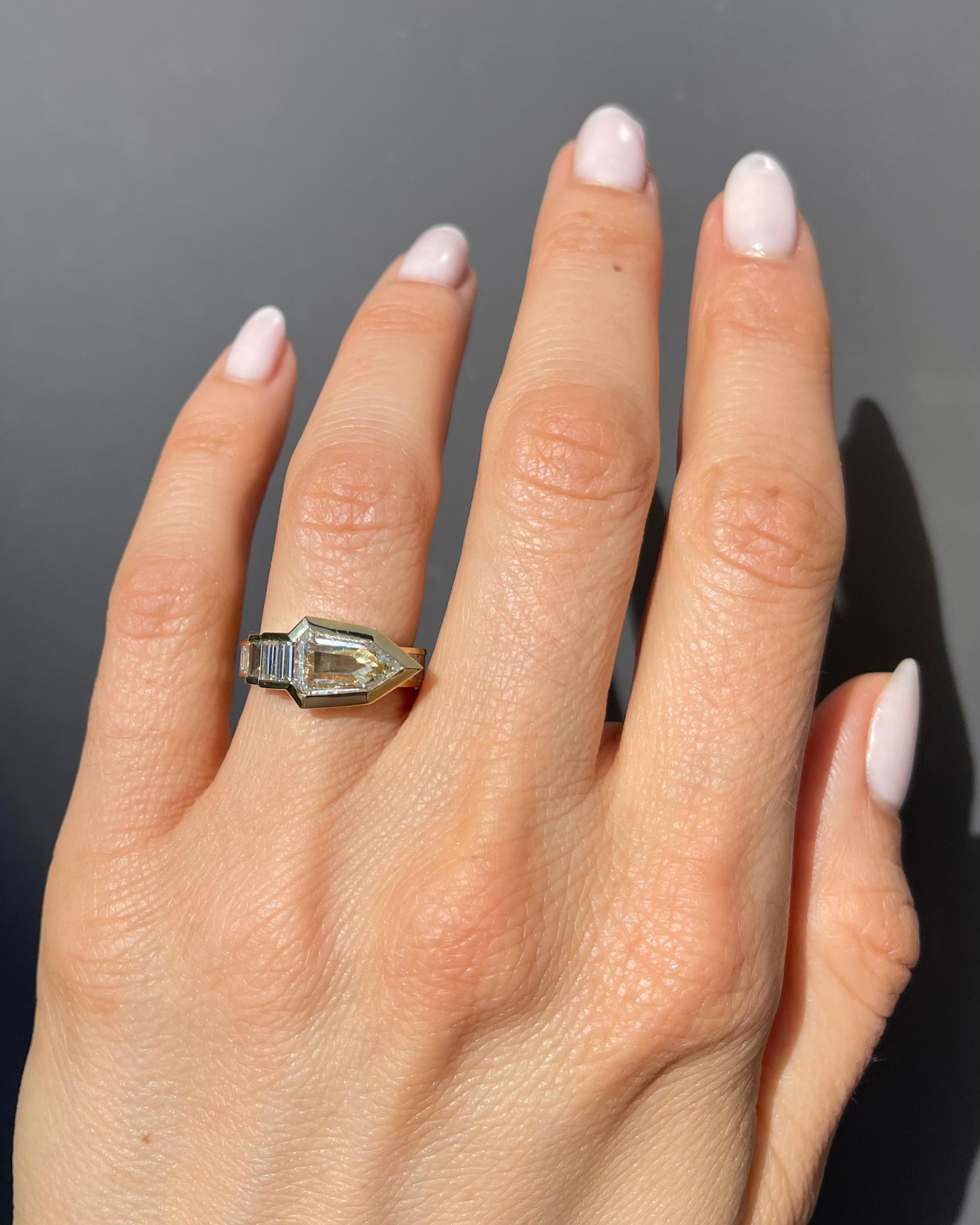 1,53 ct. GIA Stufenschliff Diamantring 