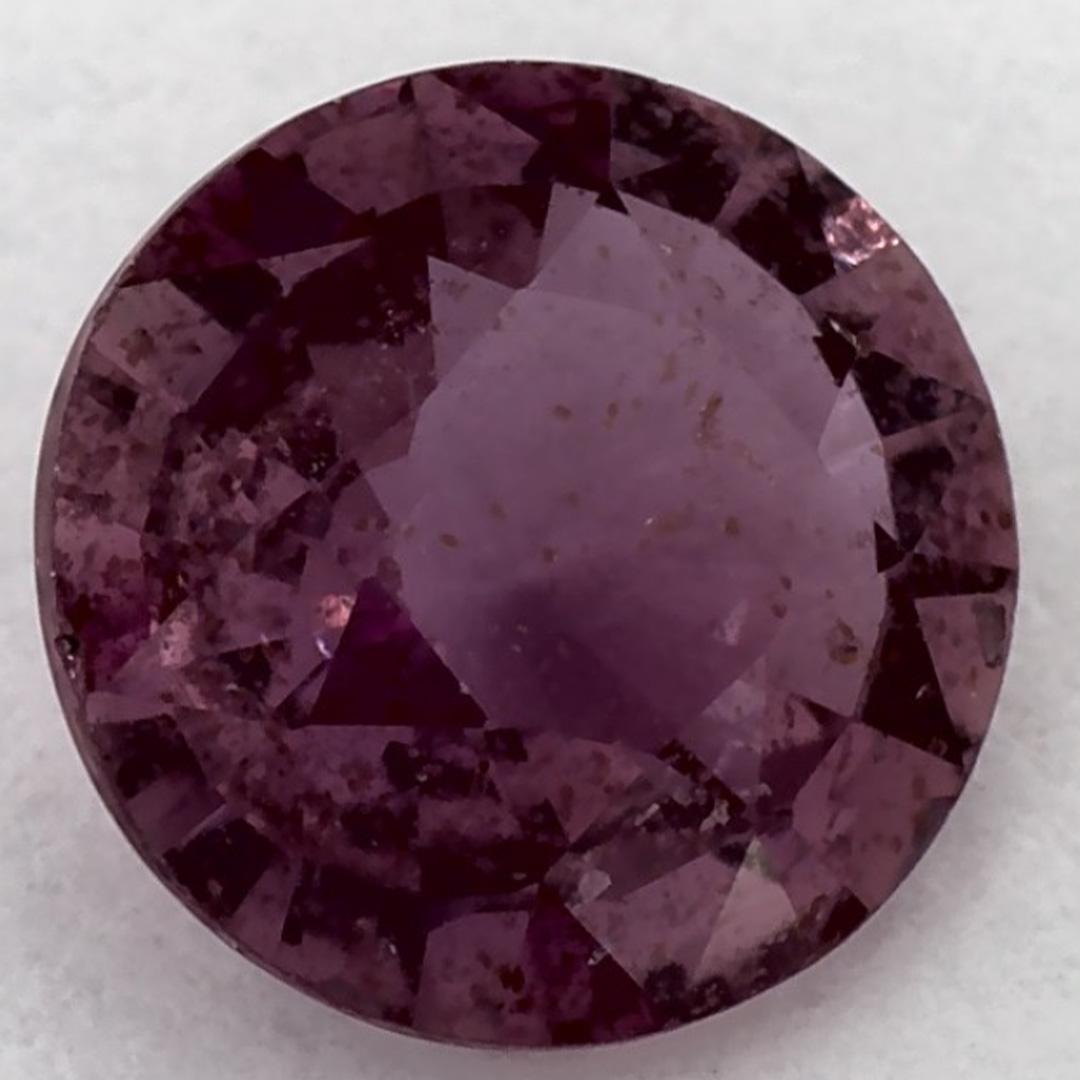 1.53 Karat Rosa Saphir Rund Lose Edelstein (Rundschliff) im Angebot