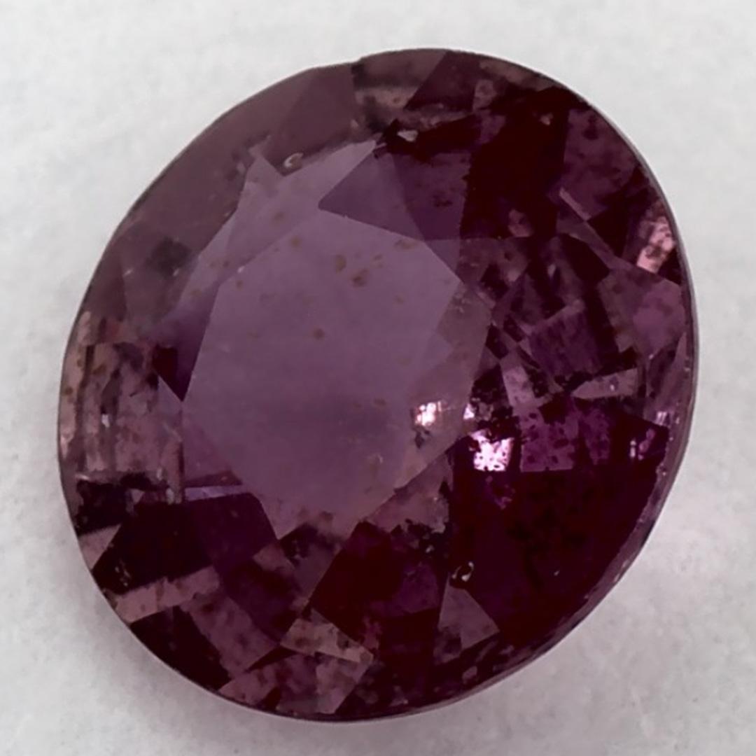 1.53 Karat Rosa Saphir Rund Lose Edelstein Damen im Angebot