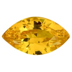 1.53 qt zafiro amarillo marquesa gema suelta