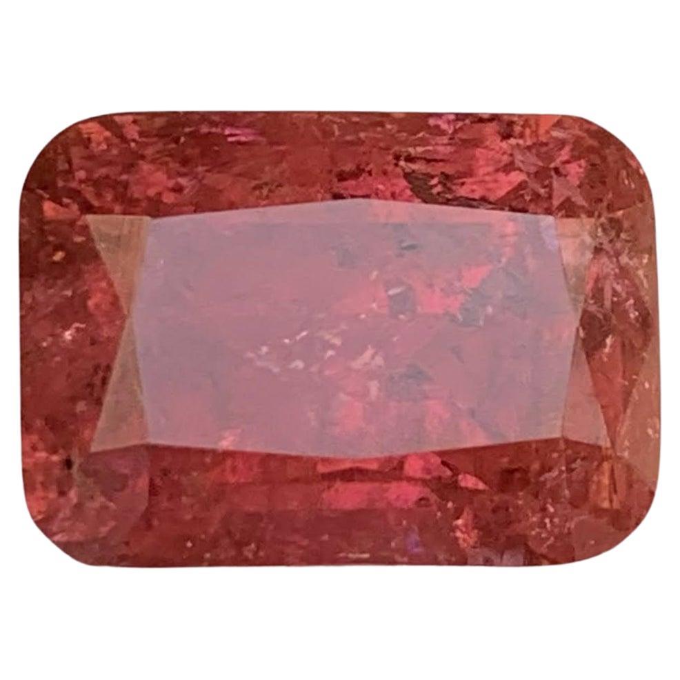 15.30 Carat Loose Pink Peach Tourmaline Stone Cushion Cut Natural Afghan Gem