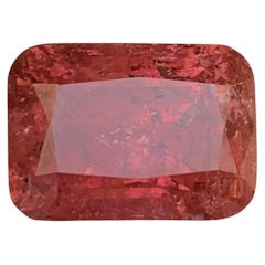 15.30 Carat Loose Pink Peach Tourmaline Stone Cushion Cut Natural Afghan Gem