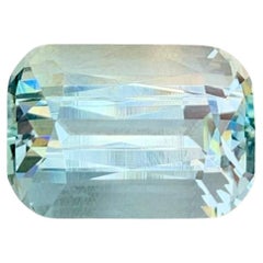 15.30 Carat Natural Loose Light Blue Aquamarine Cushion Cut Pakistani Gemstone (Aigue-marine bleu clair taillée en coussin)