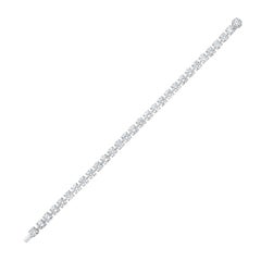 15.33ct Natural Diamond Platinum Tennis Bracelet