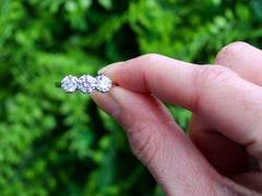 1.53ct Diamond and 18ct Yellow Gold Trilogy Ring - Antique Circa 1935
