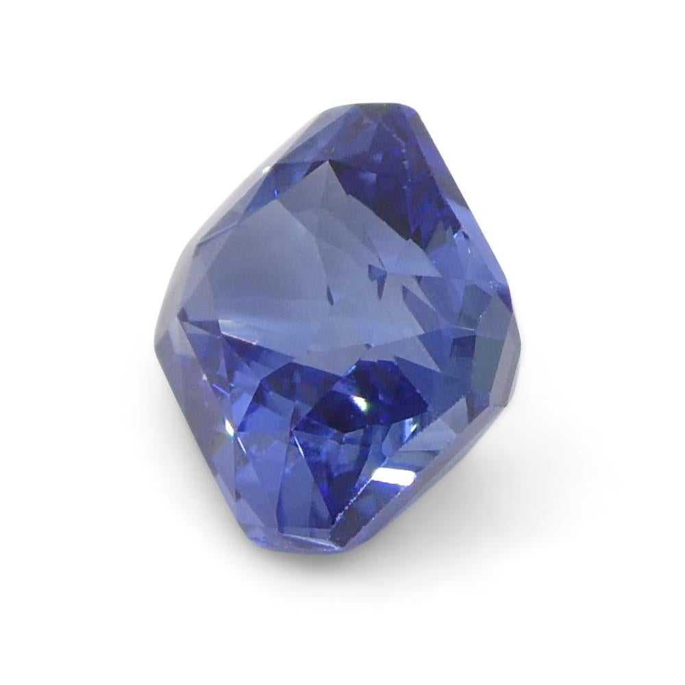 1.53ct Octagonal/Emerald Cut Blue Sapphire from Sri Lanka For Sale 5