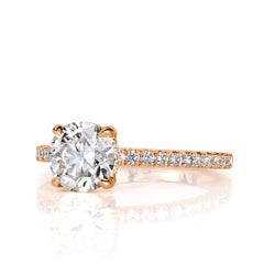 1.53ct Round Brilliant Cut Diamond Engagement Ring