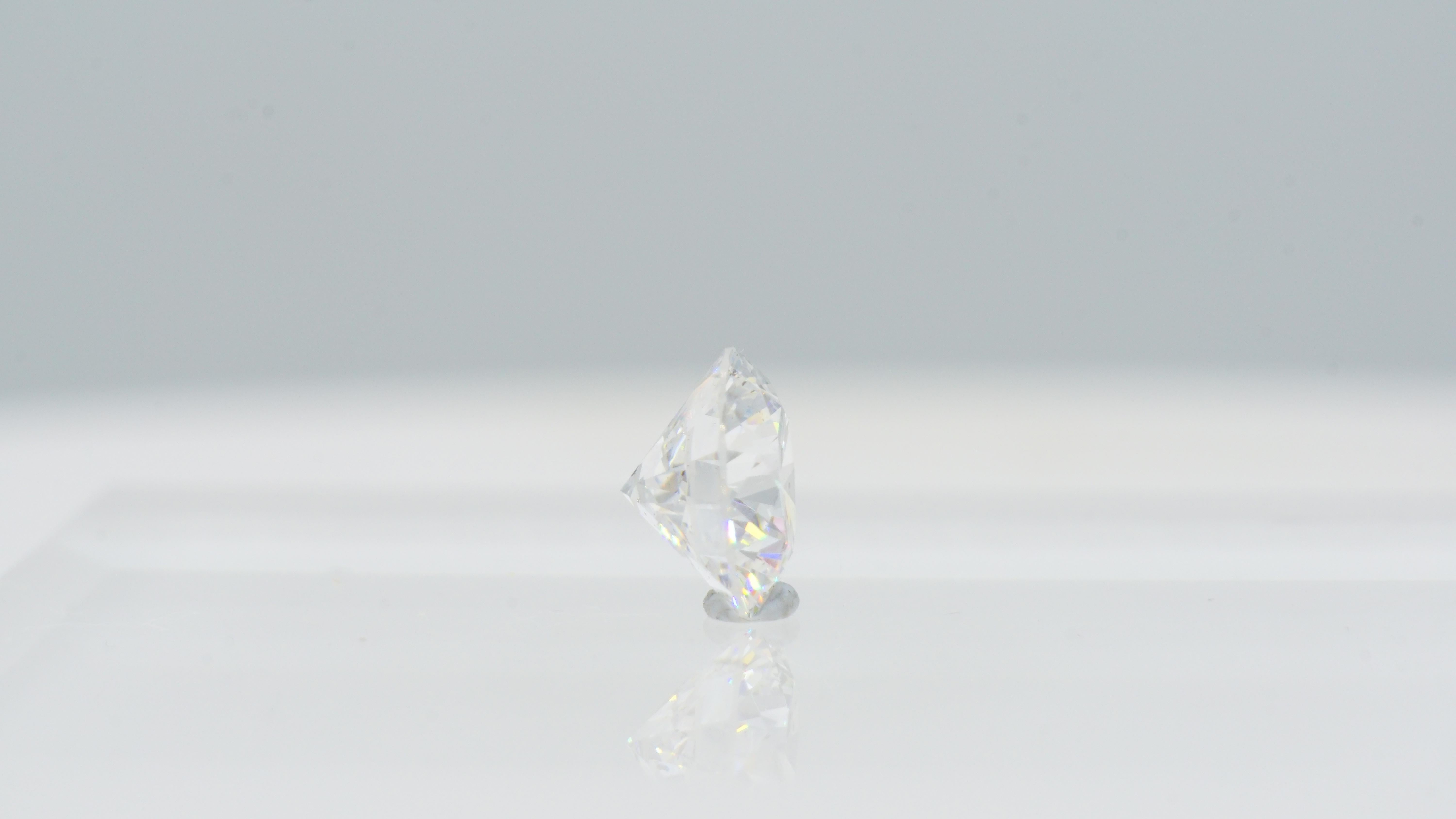 1.53ct Diamant rond taille brillant certifié GIA en vrac excellente symétrie E SI2 Excellent état - En vente à Rancho Santa Fe, CA