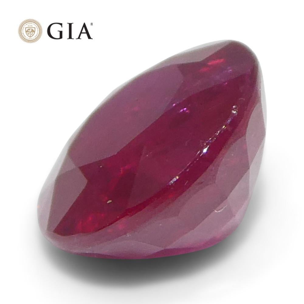 1.53ct Round Red Ruby GIA Certified Madagascar im Angebot 4