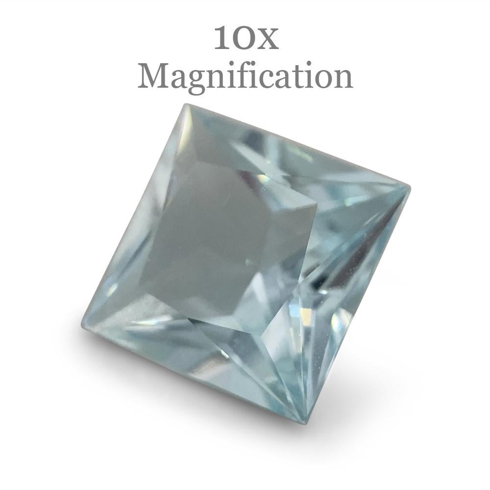1.53 Karat Quadratischer Aquamarin im Angebot 6