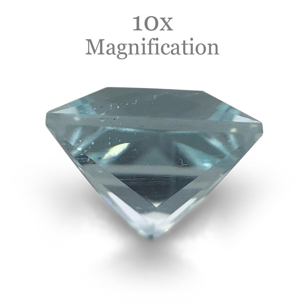 1.53ct Square Aquamarine For Sale 6