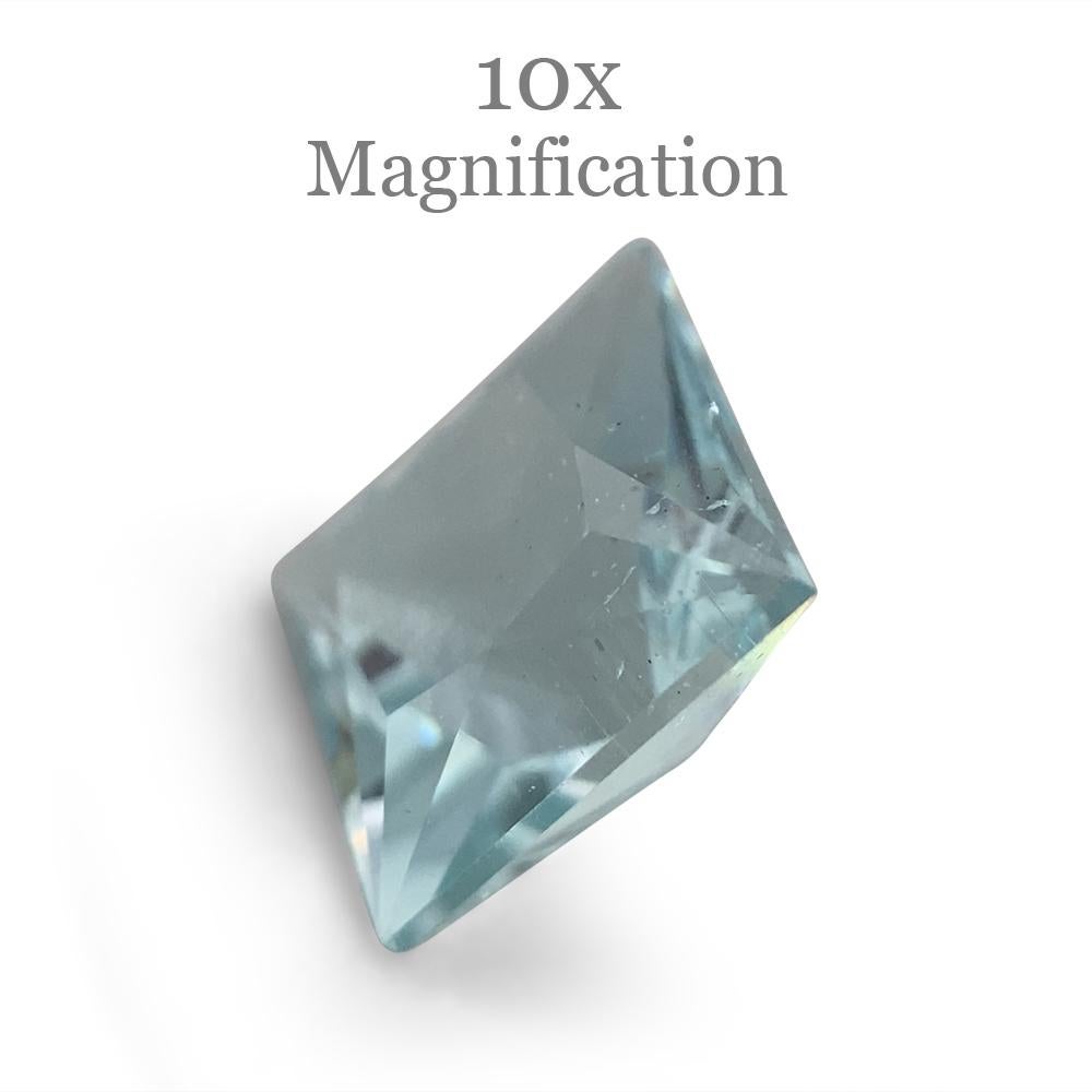 1.53ct Square Aquamarine For Sale 8