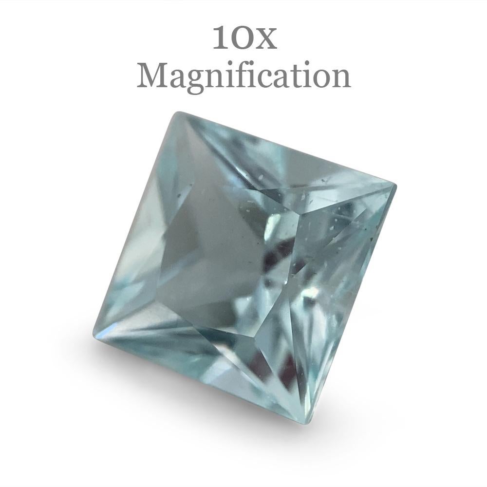 1.53ct Square Aquamarine For Sale 9