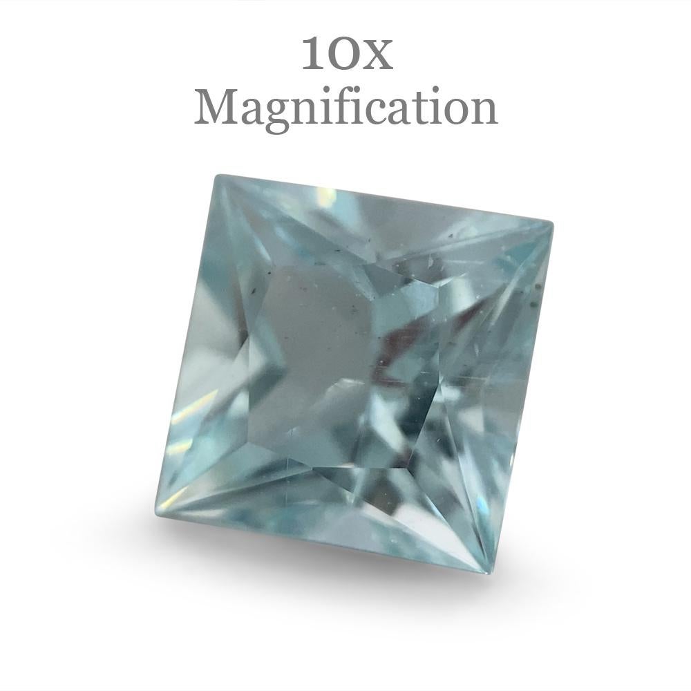 1.53ct Square Aquamarine For Sale 10