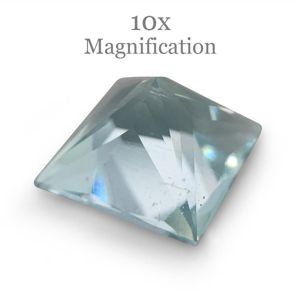 1.53ct Square Aquamarine In New Condition For Sale In Toronto, Ontario