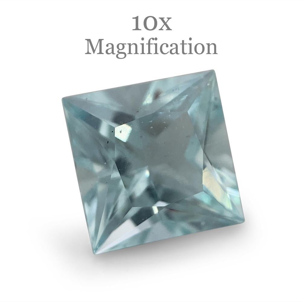 1.53ct Square Aquamarine For Sale 1