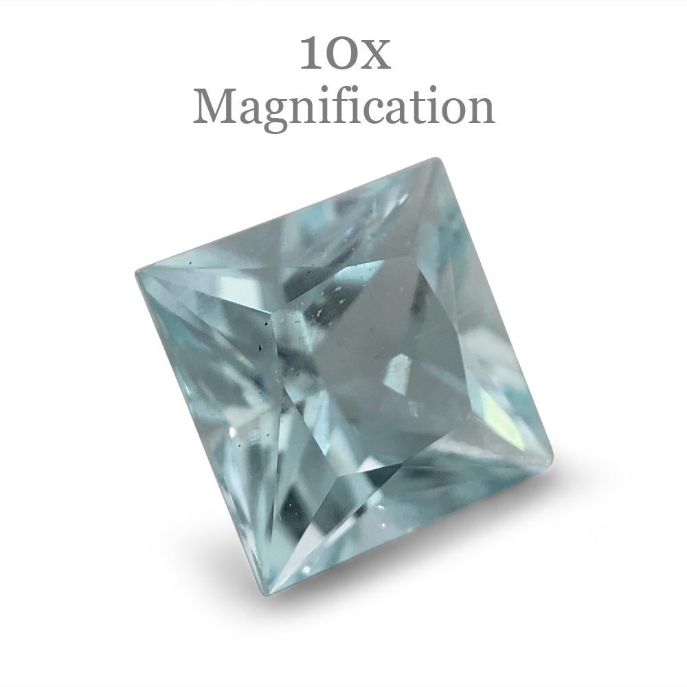 1.53ct Square Aquamarine For Sale 2