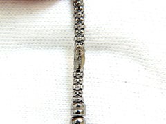 1.54 Carat Diamonds Natural Fancy Light Brown Beaded Necklace 14 Karat