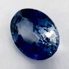 1.54 Ct Blue Sapphire Oval Loose Gemstone
