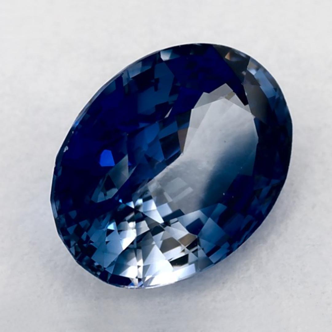 Oval Cut 1.54 Ct Blue Sapphire Oval Loose Gemstone