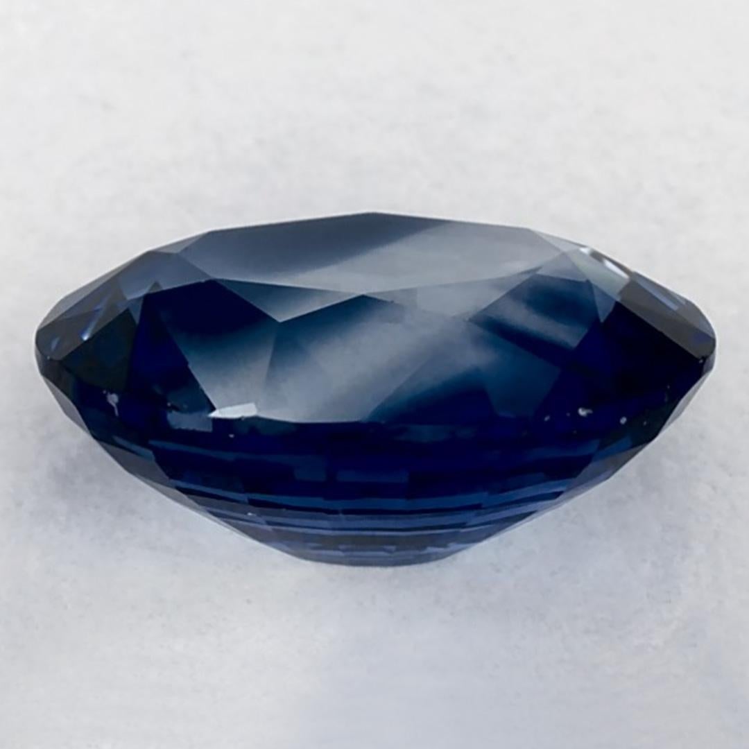 1.54 Ct Blue Sapphire Oval Loose Gemstone In New Condition In Fort Lee, NJ