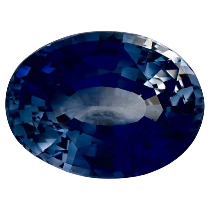 1.54 Ct Blue Sapphire Oval Loose Gemstone