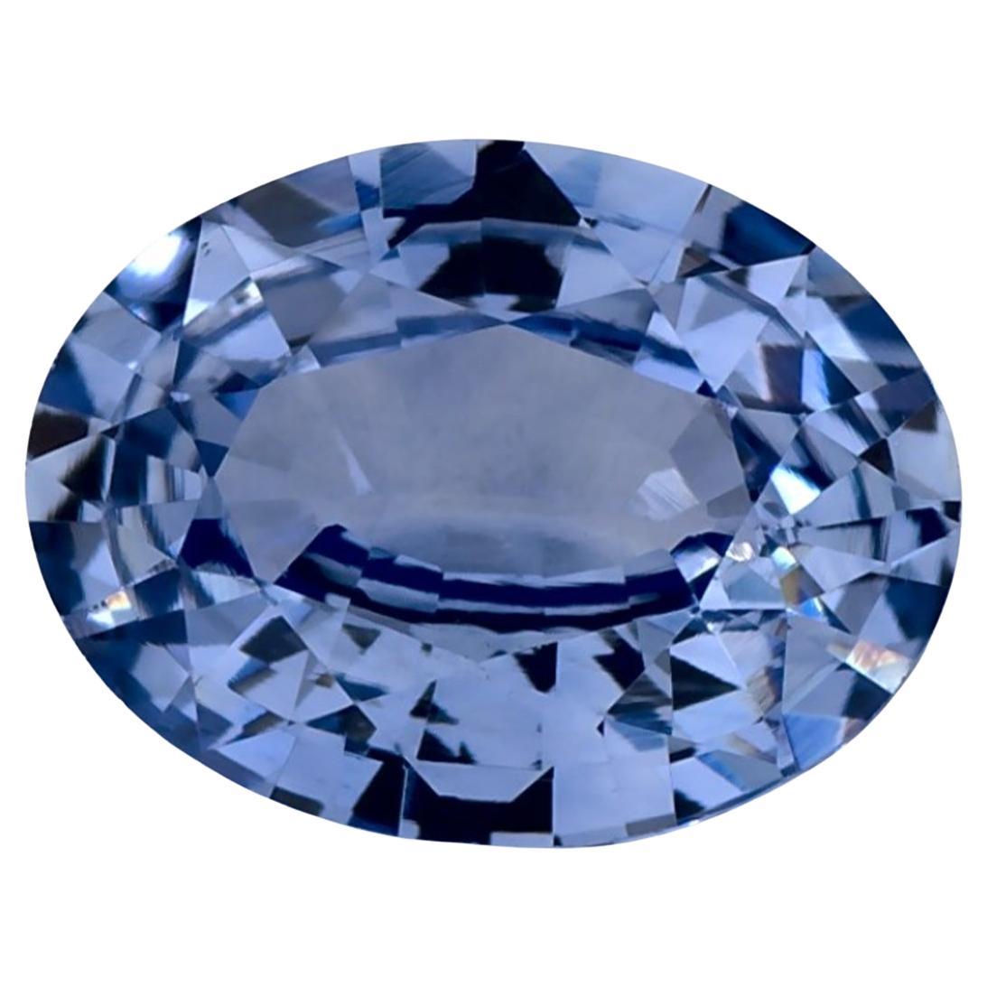 1.54 Ct Blue Sapphire Oval Loose Gemstone