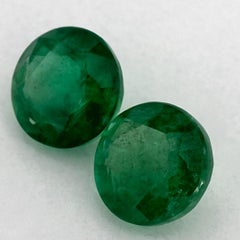1.54 Ct Emerald Round Loose Gemstone