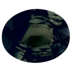 1.54 Ct Green Sapphire Oval Loose Gemstone