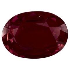 1.54 Ct Ruby Oval Loose Gemstone