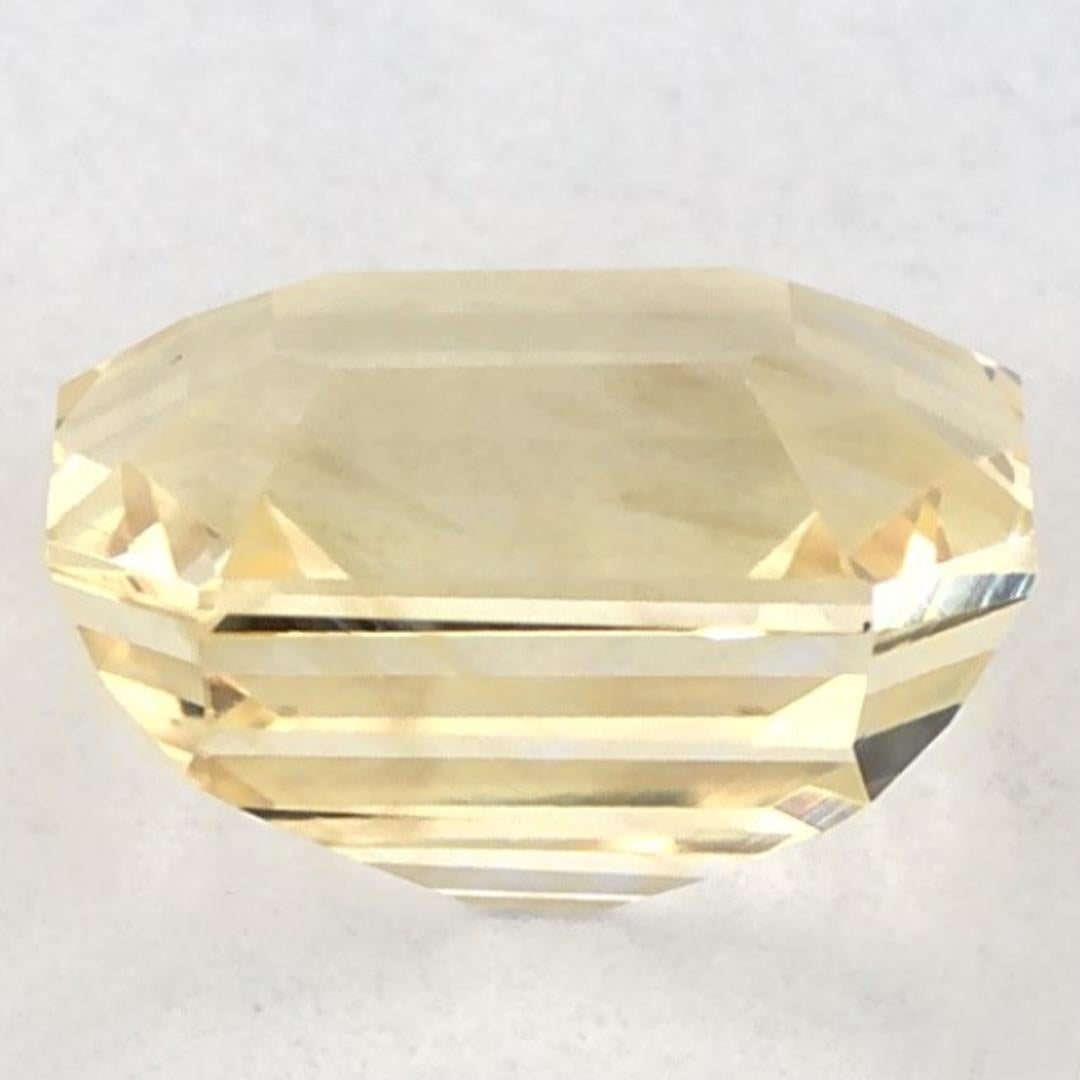 1.54 Karat Gelber Saphir Cushion Lose Edelstein im Zustand „Neu“ im Angebot in Fort Lee, NJ