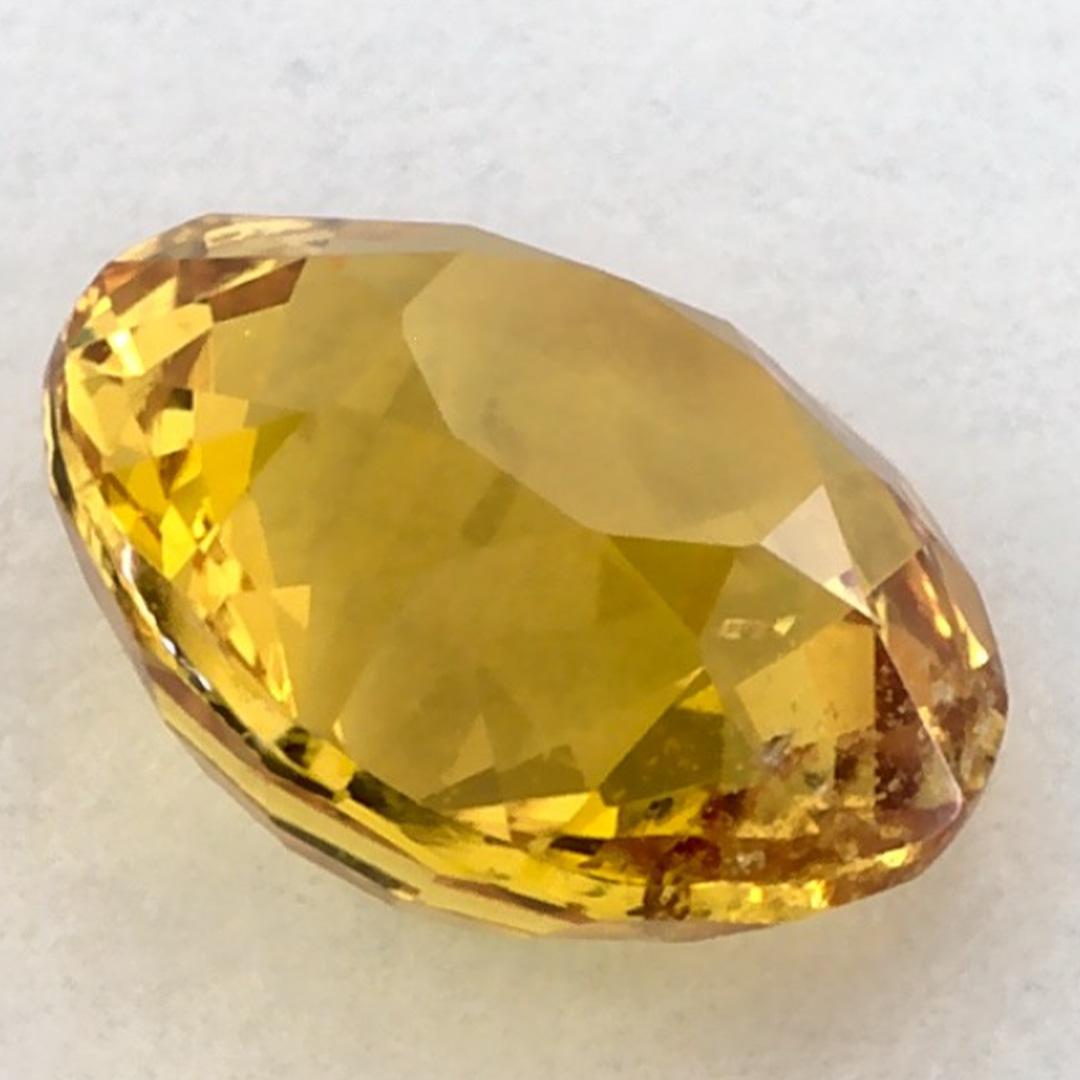 1.54 qt zafiro amarillo redondo gema suelta en venta 1