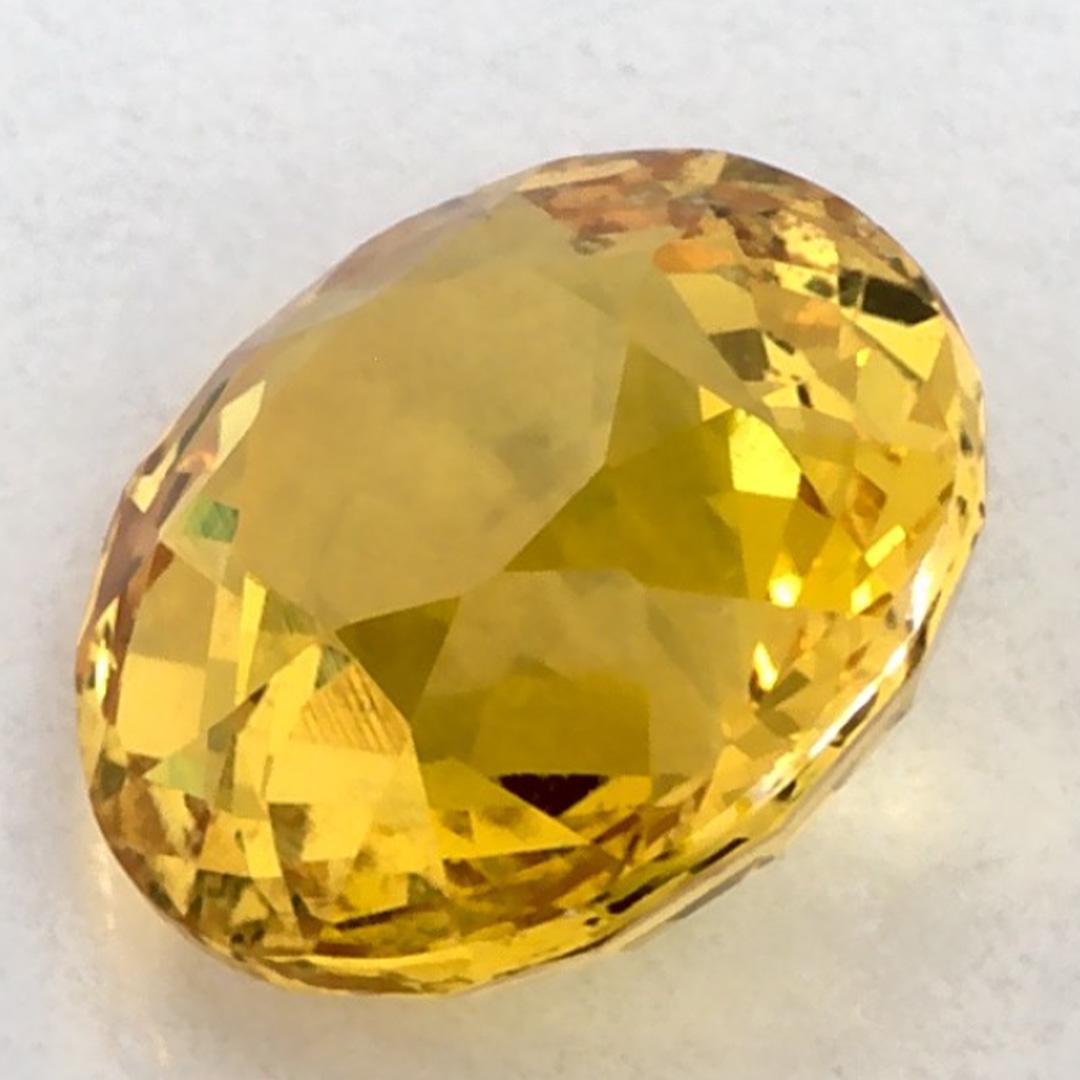 1.54 qt zafiro amarillo redondo gema suelta en venta 3