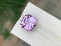 15.40 Carat Natural Loose Pink Kunzite Square Cut Gemstone