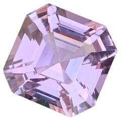 15.40 Carat Natural Loose Pink Kunzite Square Cut Gemstone