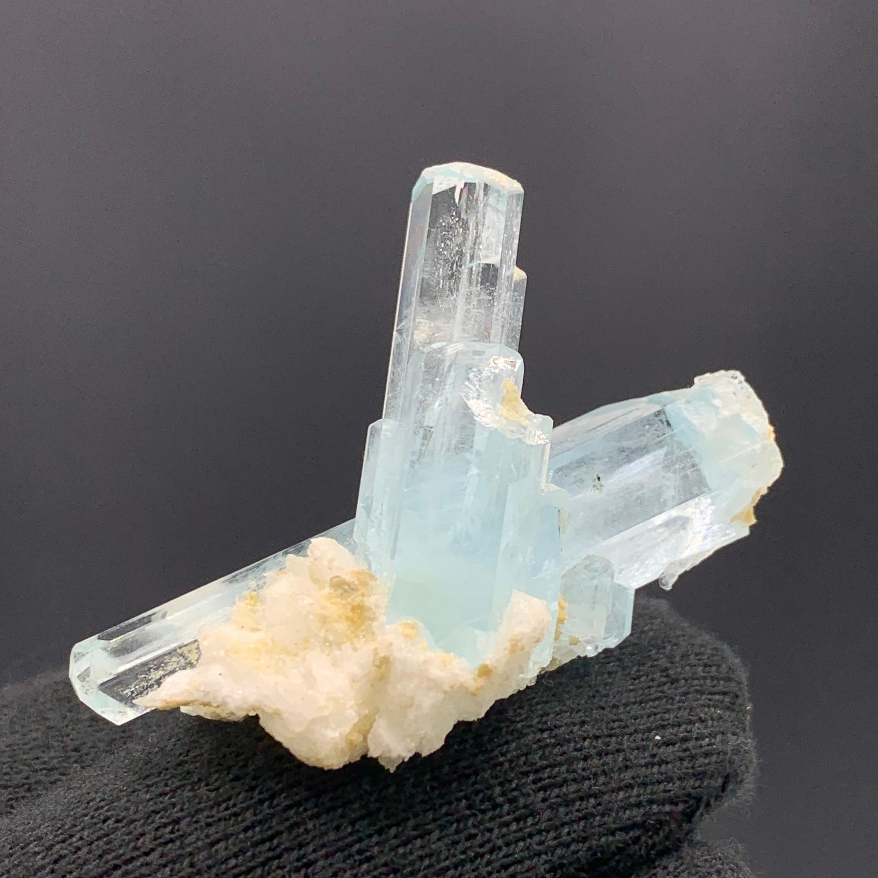 Adam Style 15.41 Gram Pretty Aquamarine Specimen From Shigar Valley, Skardu, Pakistan  For Sale