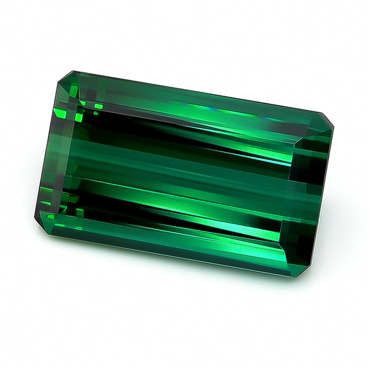 Step into the world of stunning gemstones with our 15.42 carats Natural Green Tourmaline. Its emerald shape, measuring 19.69 x 11.68 x 7.07 mm, showcases captivating colors and dazzling facets. Hailing from beautiful Brazil, this gem adds elegance