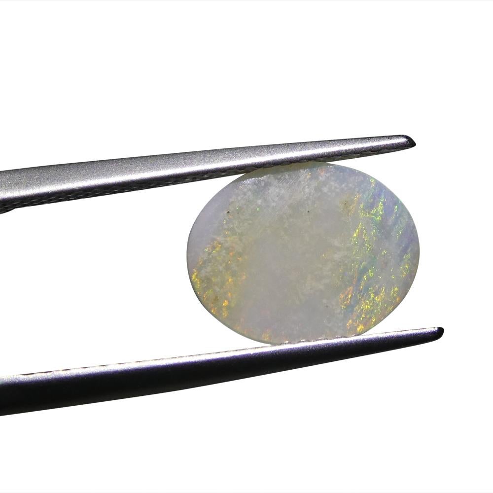 1.54ct Oval Cabochon White Opal from Australia For Sale 1