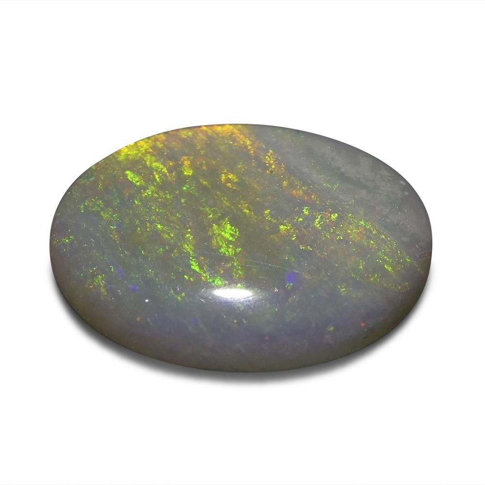 Femenino o masculino Ópalo Blanco Cabujón Oval de Australia 1.54ct en venta